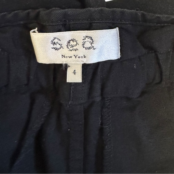 Sea NY Scout Twill Tie Waist Utility Pants Black Size 4 - Picture 12 of 14